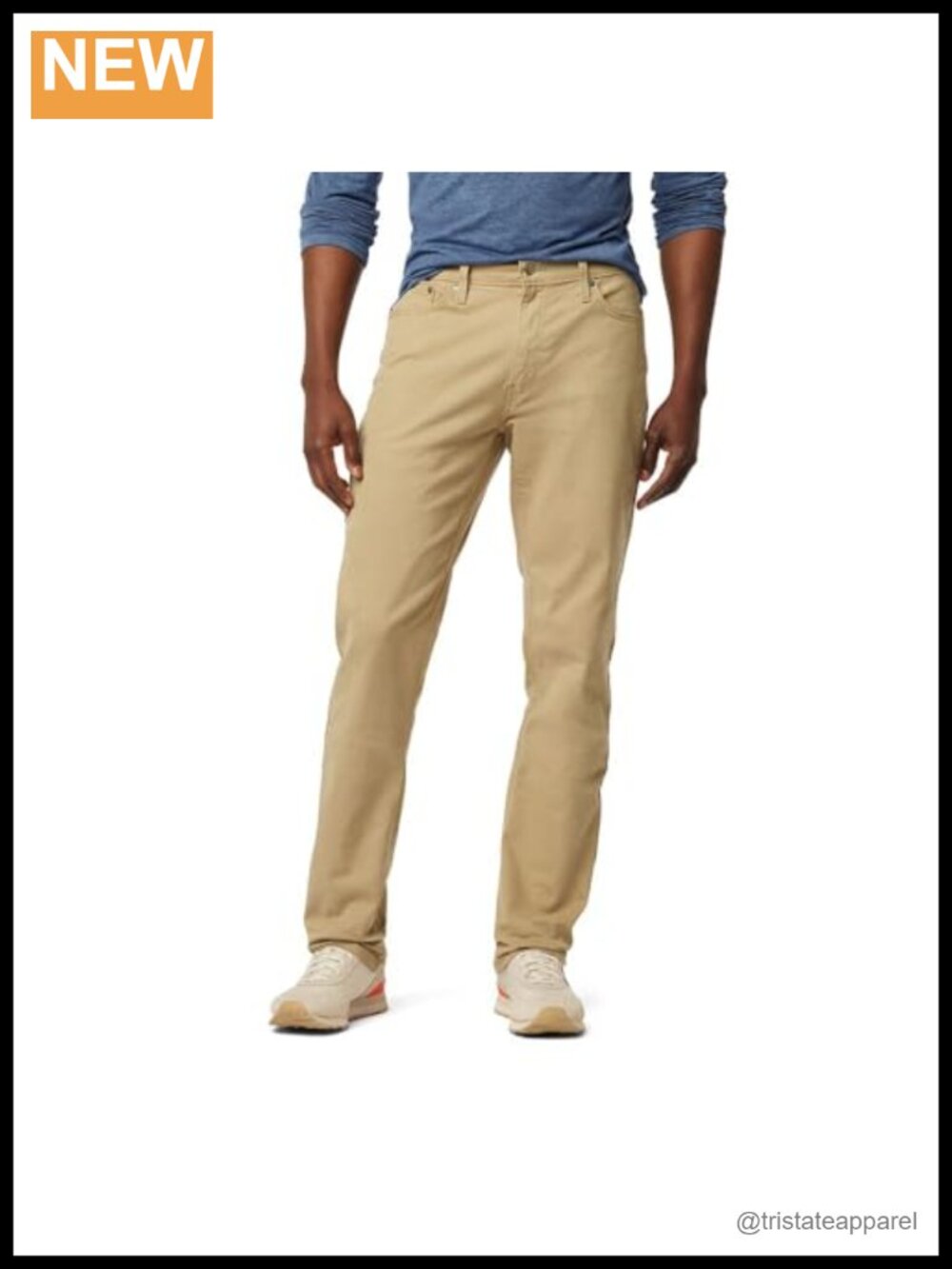 Men's Athletic Fit Jeans - Comfort Flex Denim Tapered Leg